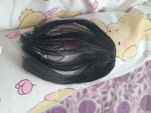 Black Clip-In Hair Bangs