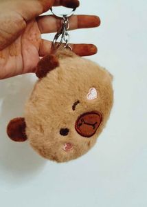 🩷Cute Bear Plush Keychain &mirror 🩷