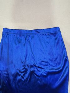 Blue Stain Mini Skirt