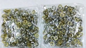 Rings Golden colour patches,beads making 50pic