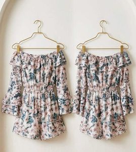 Floral Off-Shoulder Romper