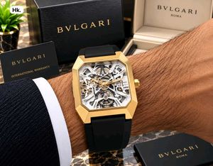 Bvlgari Skeleton Automatic Watch SQUARE DIAL FOR M