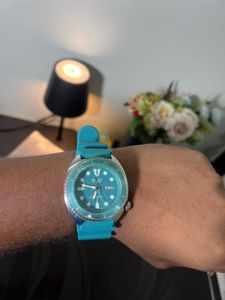 Seiko Automatic Mod Watch – Tiffany Blue
