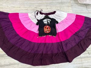 3 COLOURED SKIRT