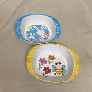 Melamine 2 Cute Bowls