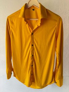 Men's Solid Color Button-Up Shirt