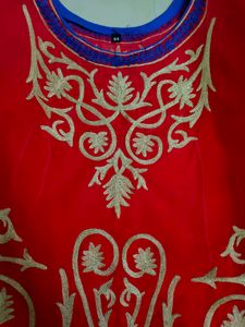 very beautiful red dress