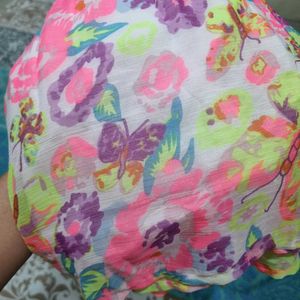 Cute Floral Girls Dress