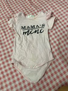 Cute "Mama's Mini" Baby Bodysuit