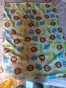 Adorable Animal Print Baby Blanket