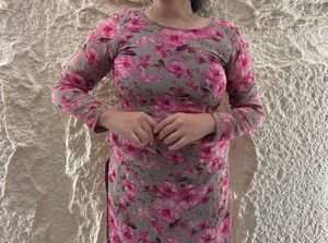 Floral Print Kurta