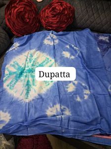 Beautiful Blue Floral Kurta Set