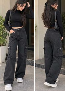 Stylish Women's Cargo Jeans