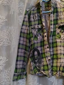 Men's Plaid Button-Down Shirt