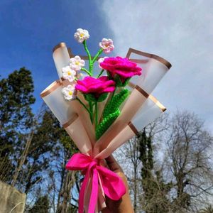 Crocheted Flower Bouquet