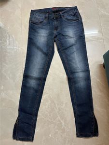 Low Waist Skinny Fit With Side Zip