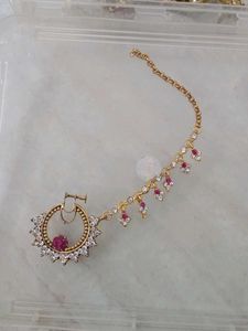 Exquisite Pink Kundan and zarkan Bridal Jewellery