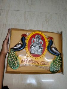 Lord Ganesha & Peacock Wall Decor