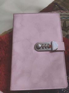 Pink Diary with Combination Lock