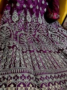 Exquisite Embroidered wine Lehenga Choli