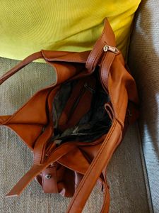 Stylish Faux Leather Handbag Bag