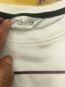 White Graphic Sweatshirt