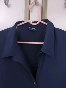 Navy Blue Shirt Kurti