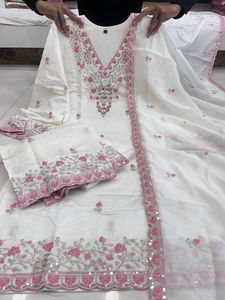 SPECIAL WHITE BULBUL SUIT SET ❣