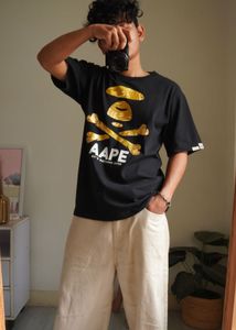 BAPE AAPE Skull Graphic T-Shirt