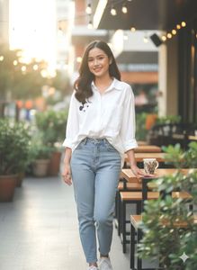 Stradivarius x Disney: Mickey Mouse Oversized Whit