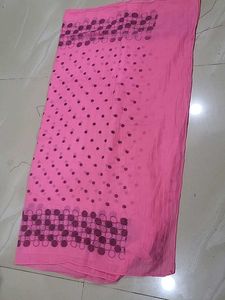 Pink Polka Dot dupata