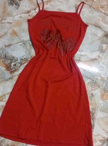 Red Love Heart Tank Top