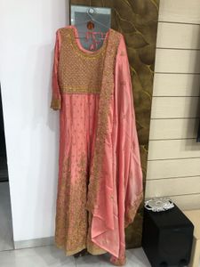 Elegant Pink Embroidered Lehenga Choli