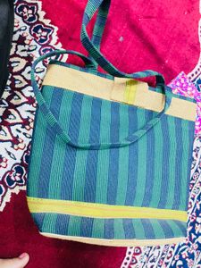 Striped Tote Bag