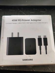 Samsung 45W PD Power Adapter with CTo C cable
