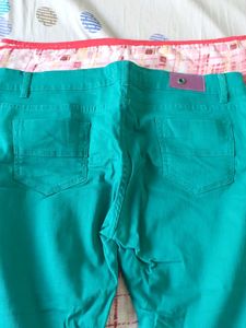 Teal Colored Jeans