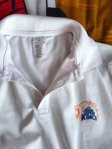 Men's White Polo T-Shirt