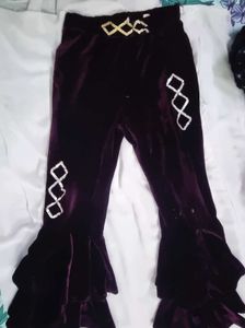 Velvet Flared Pants