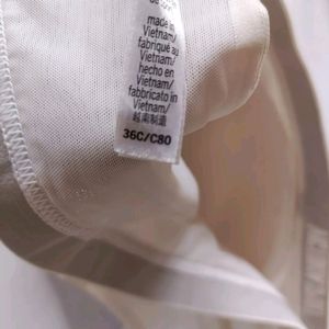 Victoria’s Secret Padded White Sports Bra Size 36C