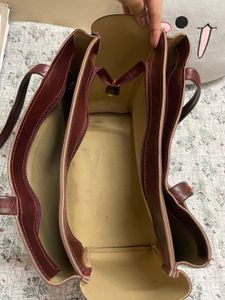 Stylish Brown Tote Bag with Mandala Design