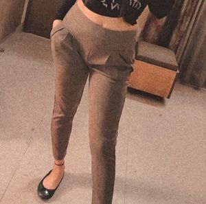 Stylish Brown Pleated Trousers