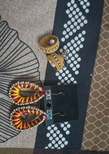 Handmade Silk Thread Earrings combo