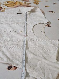 White Chikankari Kurta