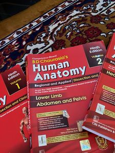 BD Chaurasia's Human Anatomy Set