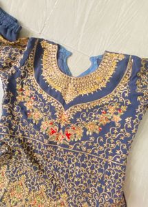 fully stitched plazzo dress