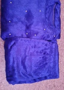 Woollen Kurta Plazo Set
