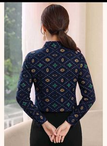 Stylish Blue Printed Full Sleeve Shirt
