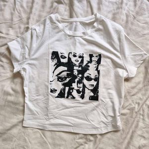 Collage Face Graphic T-Shirt