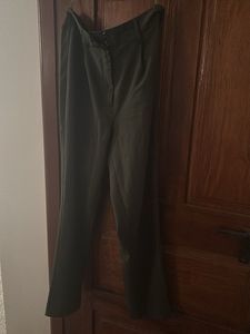 Olive Green Cover Story High Waisted Trouser