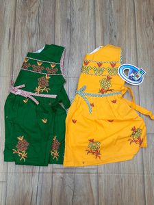 Frock With Thread Work 🧚‍♀️ ( Pack Of 2 )